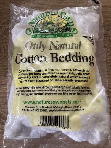 Nature's Own Hamster Cotton Bedding