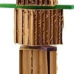 Shredding Tower Honeycomb Cardboard Parrot Toy - Large