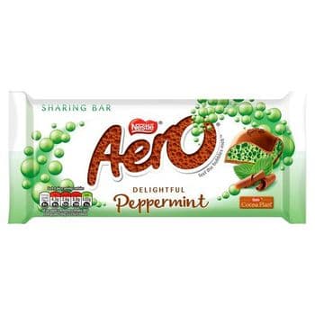 Aero Delightful Peppermint Chocolate Sharing Bar 90G