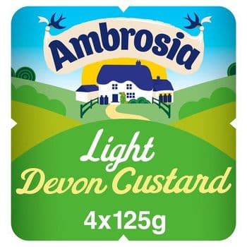 Ambrosia Low Fat Custard 4 X 125G