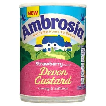 Ambrosia Strawberry Flavoured Devon Custard 400G