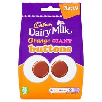 Cadbury Dairy Milk Orange Giant Buttons 110G