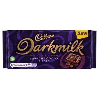 Cadbury Darkmilk Crunchy Cocoa Pieces 85G