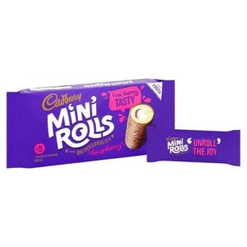 Cadbury Raspberry Mini Roll 5 Pack