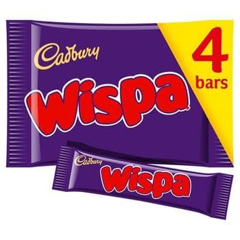 Cadbury Wispa 4 Pack 120G