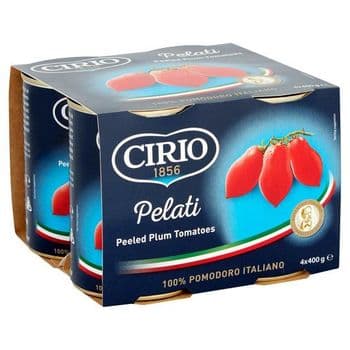 Cirio Peeled Plum Tomatoes 4X400g