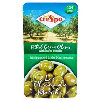 Crespo Olives Herbs & Garlic 70G