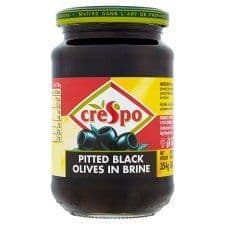 Crespo Pitted Black Olives 354G