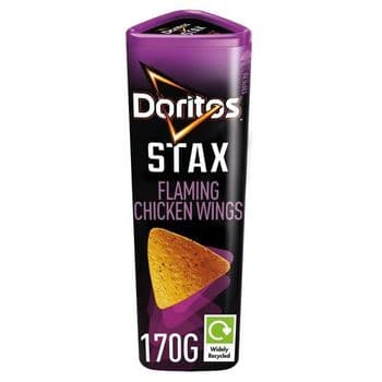 Doritos Stax Flaming Chicken Wing Tortilla Chips 170G