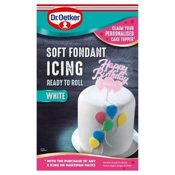 Dr Oetker Ready To Roll White Icing 1Kg