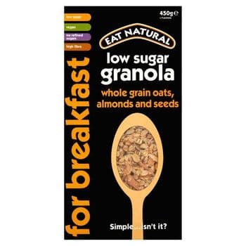 Eat Natural Low Sugar Wholegrain Granola 450G