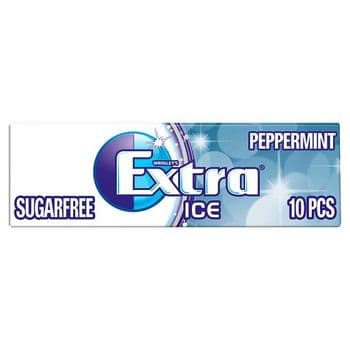 Extra Ice Peppermint Gum 10 Pieces