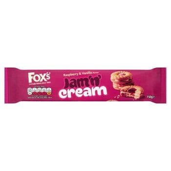 Fox's Jam Sandwich Cream Biscuit 150G
