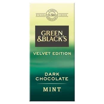 Green & Blacks Mint Dark Chocolate 90G