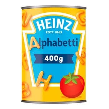 Heinz Alphabetti Pasta Shapes 400G