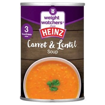Heinz Weight Watchers Carrot & Lentil Soup 295G