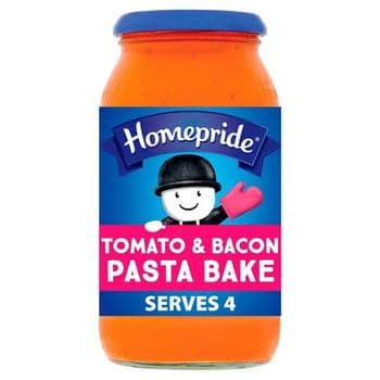 Homepride Pasta Bake Creamy Tomato & Bacon 485G