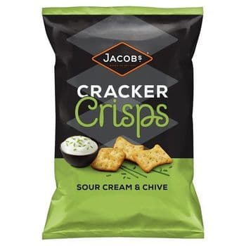 Jacobs Cracker Crisps Sour Cream & Chive 150G