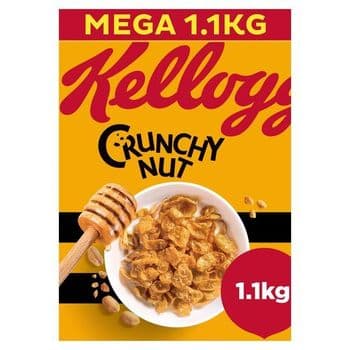 Kellogg's Crunchy Nut Corn Flakes Cereal 1.1Kg