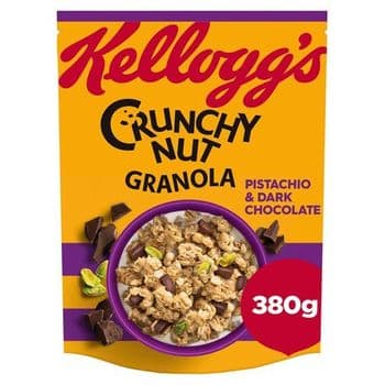 Kellogg's Crunchy Nut Granola Pistachio Dark Chocolate 380G