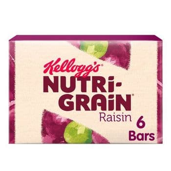 Kellogg's Nutri-Grain Raisin 6 X 45G