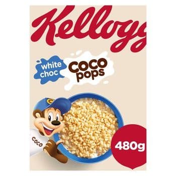 Kellogg's White Chocolate Coco Pops Cereal 480G