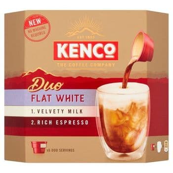 Kenco Duo Flat White Instant Coffee 6X21.6G