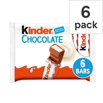 Kinder Snack Bars 6 Pack 126G