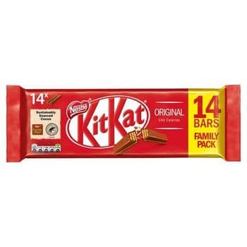 Kit Kat 2 Finger Milk Chocolate 14 Bar Pack 289.8G