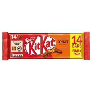 Kit Kat 2 Finger Orange Chocolate 14 Bar Pack 289.8G