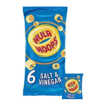 Kp Hula Hoops Salt & Vinegar 6X24g