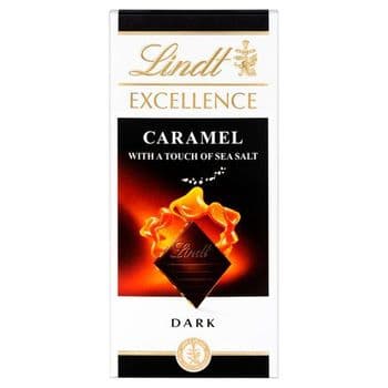Lindt Excellence Caramel With Touch Of Sea Salt 100G