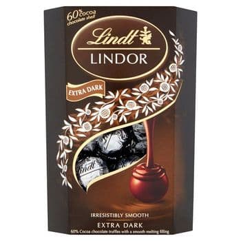 Lindt Lindor 60% Dark Chocolate Truffles Carton 200G