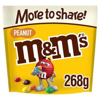 M&M Peanut More To Share Pouch 268G