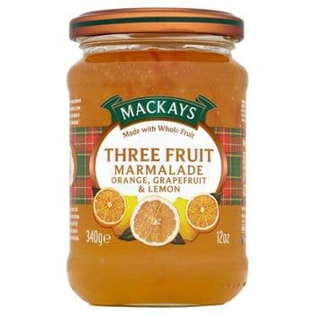 Mackays Three Fruit Marmalade 340G