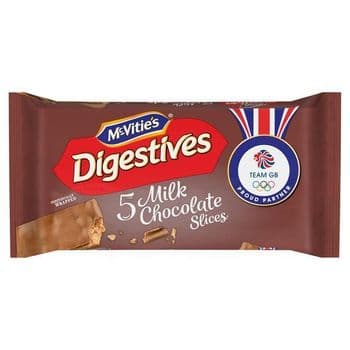 Mcvities Digestive Chocolate Slices 5 Pack 128.6G