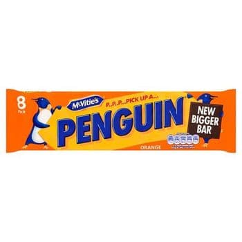 Mcvities Penguin Orange Chocolate Biscuit 9 Pack 182.7G