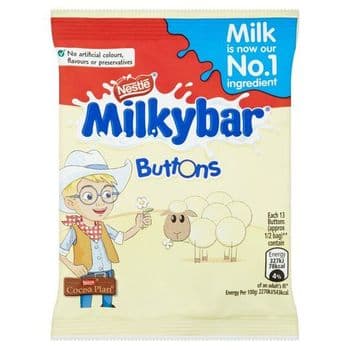 Milkybar White Chocolate Buttons Bag