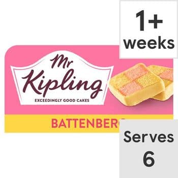 Mr Kipling Battenberg Cake Each