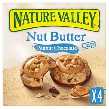 Nature Valley Nut Butter Cups Peanut Chocolate 4 Pack 140G