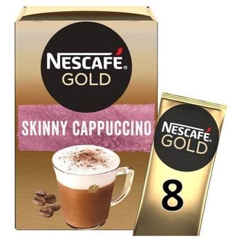 Nescafe Gold Skinny Cappucino Unsweetened 8 Sachet 116G