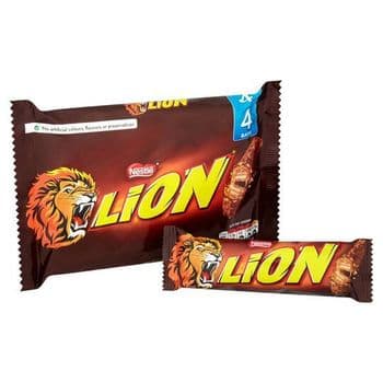 Nestle Lion Milk Multipack 4 X 42GProduct Description  Filled wafer with caramel (35%) and cereals (