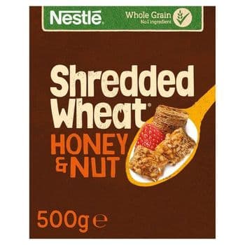 Nestle Shredded Wheat Honey Nut Cereal 500G