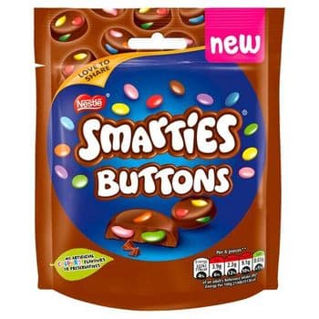 Nestle Smarties Buttons Milk Chocolate 90G