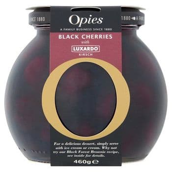 Opies Black Cherries With Kirsch 460G