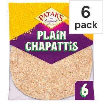 Pataks Plain Chapattis 6'S
