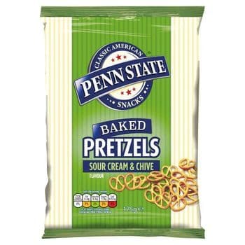 Penn State Sour Cream & Chive Pretzels 175G