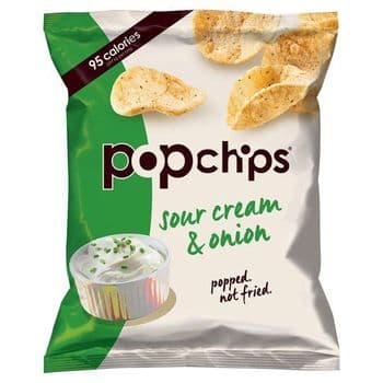 Popchips Sour Cream & Onion Potato Chips 23G