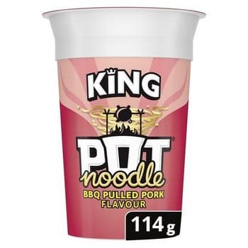 Pot Noodle King Bbq Pulled Pork 114G