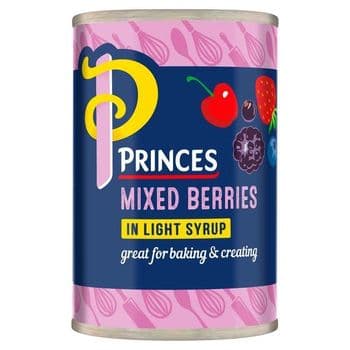 Princes Mixed Berries In Light Syrup 290G